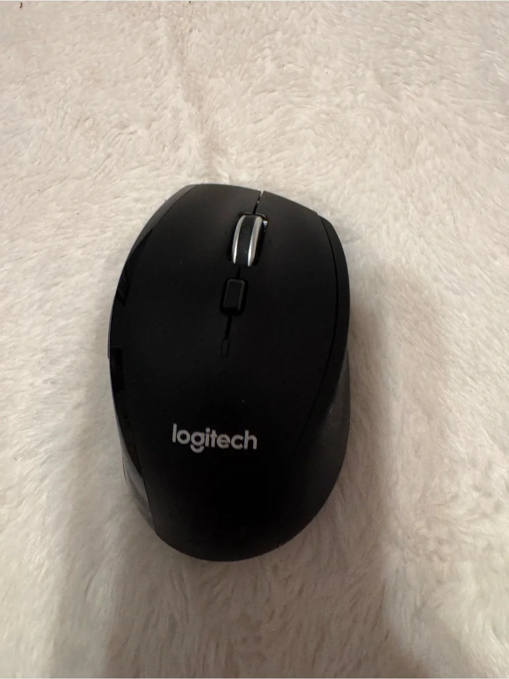 Logitech Black Wireless Optical Mouse with Scroll Wheel